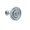 Large Chrome Regency Curtain Fabric Holdback/Tieback Hook Sold In Pairs