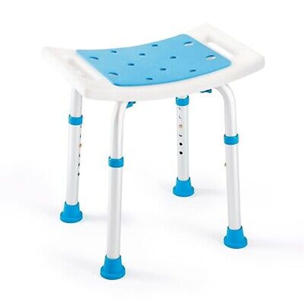 FSA/HSA Eligible Shower Stool 350lbs Bath Seat Chair, Tool-Free Assembly Heig...