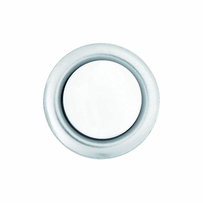 Heath Zenith 228052 Wired Replacement Button, Silver Rim with Lighted Pearl Center