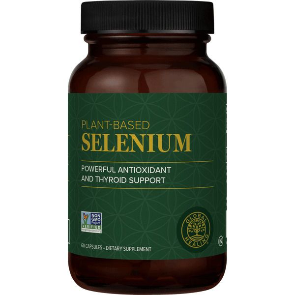 Selenium Supplement For Thyroid Support, Organic Mustard Seed 200mcg 60