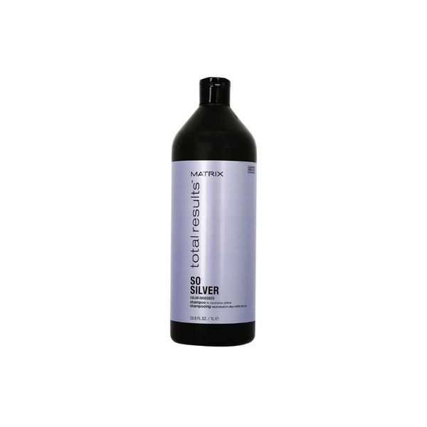 Total Result So Silver Color Obsessed Sunflower Oil Softening Shampoo 1L ECBeauty.X91