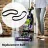 Upgraded 2 Pack Vacuum Belts Replacement for PowerForce Bagged Models - 1739 and 1739R