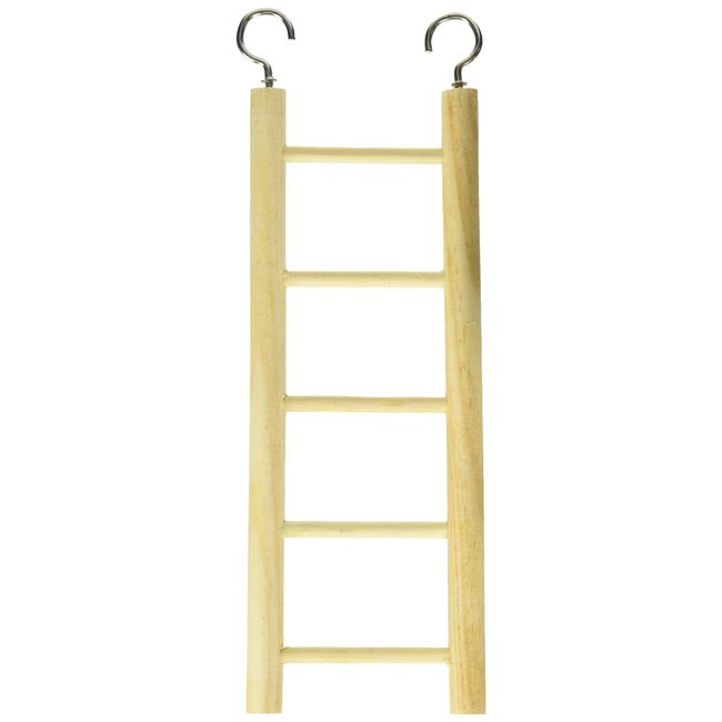 Prevue Pet Products BPV383 Birdie Basics 5-Step Wooden Ladder for Bird, 8-1/2-Inch