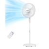 PELONIS 16'' Pedestal Remote Control Oscillating Stand Up Fan 7-Hour Timer, 3...