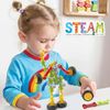 STEM Building Toys 180 pcs Educational Learning Toys  with Large Storage Box