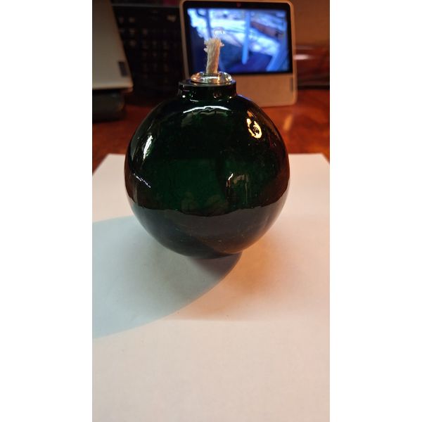 Vintage Hand Blown Glass Oil Diffuser(Green)