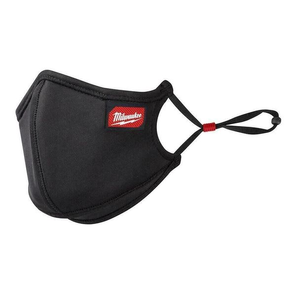 Milwaukee Large/X-Large Black 3-Layer Reusable Performance Face Mask 48-73-4237