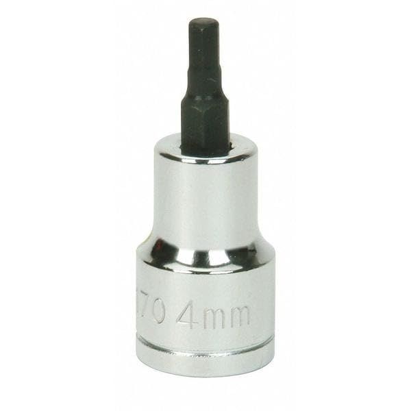 3/8" Dr, 6mm Size, Metric Hex Bit Socket, 6 Pts, Mfr: 35172-A