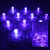 12 Pack PURPLE Submersible Waterproof Underwater Battery LED Tea Light~Wedding