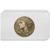 Azeeda 'Coin with Woman's Face' Plastic Ice Scraper (IC00041120)