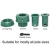 SPARES2GO Universal Squirrel Proof Baffle Bird Feeder Protection Dome with Hook (40cm Diameter)