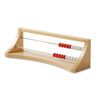 hand2mind 20 Bead Plastic Rekenrek, 9" Abacus for Kids Math, Red/White,3+