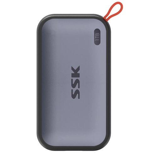 SSK 1TB Portable External NVME SSD, Up to 1050MB/s, Extreme Transfer Speed, USB 3.2 Gen 2 Solid State Drive for Type-C Smartphones, PS5, Xbox, Laptop, MacBook/Pro/Air and More