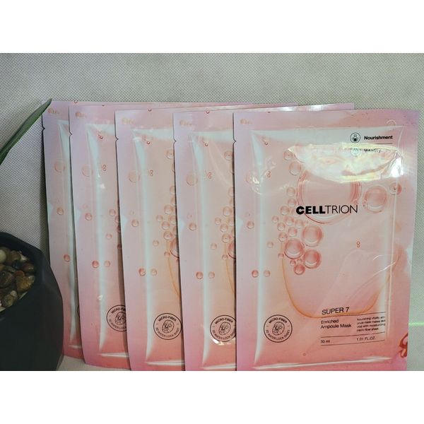 CELLTRION Super 7 Enriched Ampoule Mask Lot Of 5