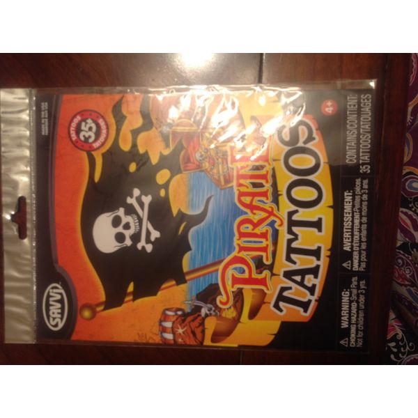 Pirate Party Pack 35+ Tattoos by Savvi