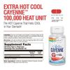 Solaray Extra Hot Cool Cayenne Pepper Supplement 90 Count Vegan Eco Friendly