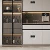 Security Hasp with Combination Lock Hasp Lockable, Security Hasp Cabinet Lock Combination Lock with Combination Code Security Latch for Cupboard Small Doors Cabinets