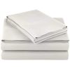 AbleHome Microfiber Bed Sheet Set Double Brushed 4 Piece Set Ultra Soft (King, Beige)