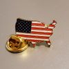 12 Pack of USA Map Lapel Pin