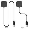 Zoye USB C Charger Compatible with Fitbit Versa 3/4 & Sense/Sense 2, 100cm Replacement Charging Cable