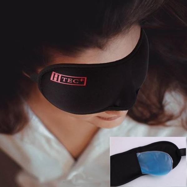 [J Project] Eye compress, hot and cold compress, eye patch, 3D three-dimensional eye love (black), sleep massage, relaxation massage, home use