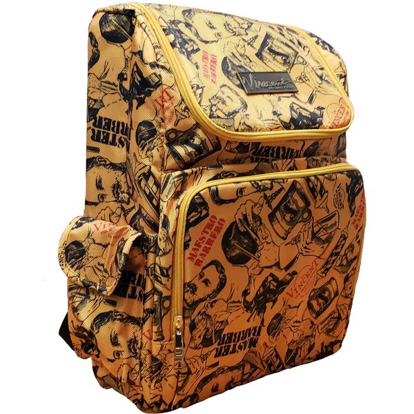 Vincent Clipper Trimmer Backpack - Gold  Barber Back Pack Andis Wahl Babyliss