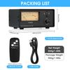 2 Zone Amplifier/Speaker Selector Box with VU Meter Audio Switcher w/IR Remote