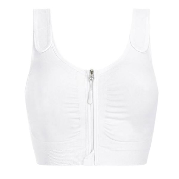 Amoena Leyla Front Fastening ~ Post Surgical ~ Soft Cup Bra - Front Zip Closure ~ NON RETURNABLE ITEM ~ Medical Bra (36)