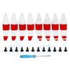 8pcs Low Noise Propellers Blades Props Set White & Red For DJI Mini 4K Drone