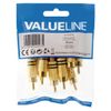 Valueline Connector RCA Male Metal Gold [VGAP24900B]