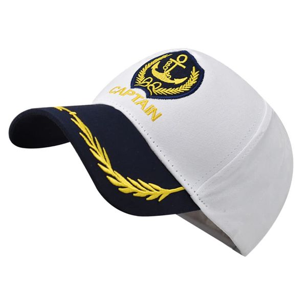 jojofuny Captain Hat Baseball Cap: Sailor Ship Cap Boat Navy Hat Nautical Marine Sea Cap Boot Baseball Hut für Männer Frauen Kapitän Kostümzubehör Accessoire