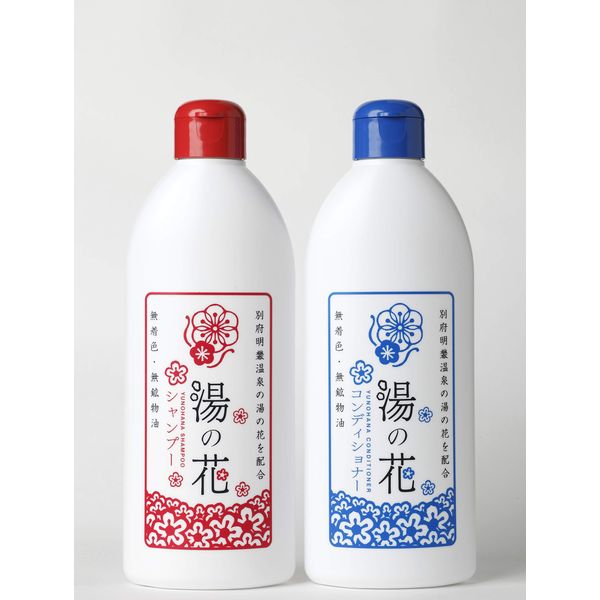 Miyoban Yunosato Yubana Shampoo & Conditioner Set of 2, Floral, 8.5 fl oz (250 ml) + 8.5 fl oz (250 ml)