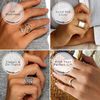 Silverly Women's 925 Sterling Silver Spinning Stackable 7 Interlinked Joined Layers Ball Bead Ring