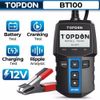 TOPDON BT100 Automotive Battery Tester 12V Load Tester Charging System Analyzer