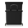 Double 35 Qt Full Extension Pull-Out Bottom Mount Kitchen Trash Can Waste Bin Co