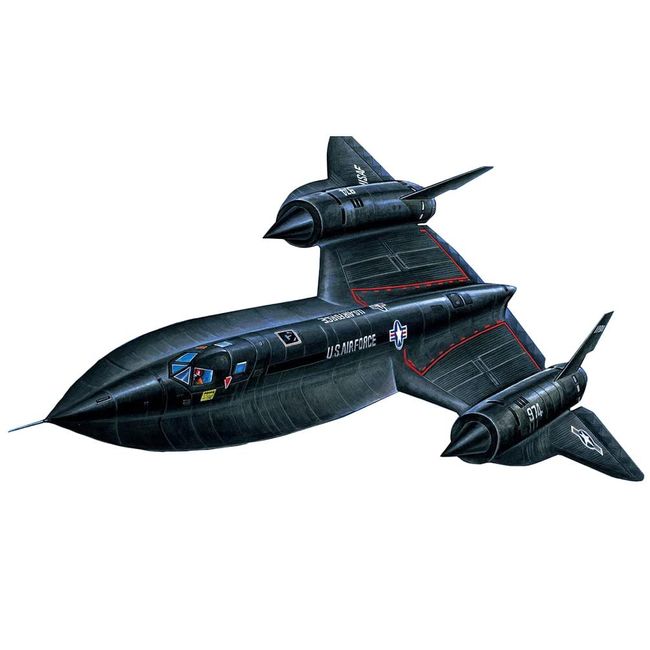 Academy 12448 1/72 US Air Force SR-71 Blackbird Plastic Model