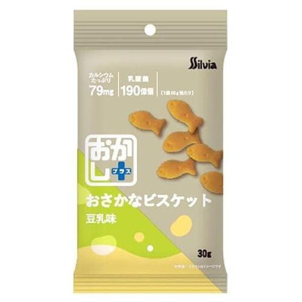 Okashi Plus Fish Biscuits Soy Milk Flavor 30g Silvia Mail Delivery up to 4 pieces Delivery time: about 1 week