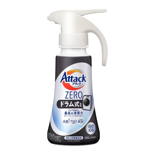 Attack Zero Laundry Detergent Liquid Attack Liquid Best Cleanliness For Drum Loads Oneself Type 13.4 oz (380 g)