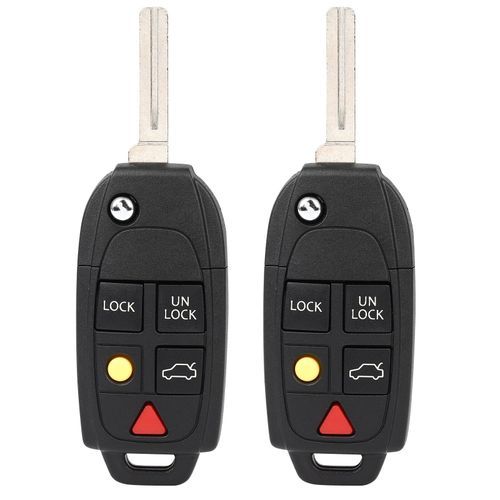 ANGLEWIDE LQNP2T-APU Keyless Entry Remote for Volvo S60 for Volvo S80 for Volvo XC70 for Volvo XC90 2004-2015 5 Buttons 315MHZ