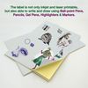 100 Sheets Multi Purpose A4 White Glossy Self Adhesive/Sticky Back Label Home Desktop Compatible Printing Paper