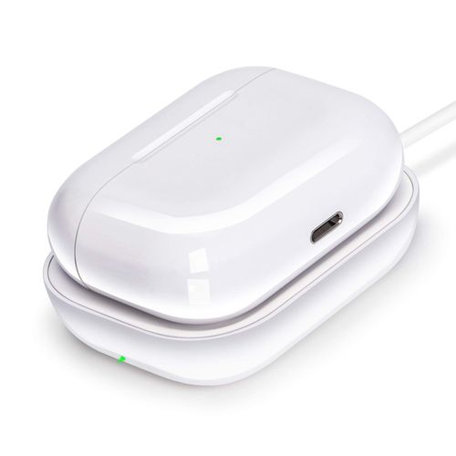 AirPods Wireless Charger for AirPods 4 & Pro 2, Active Noise Cancellation, White