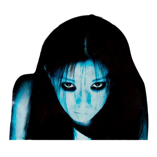 [Asula Project] Ghost Stickers, Horror Stickers, For Cars, High Beam Protection (White Face Woman)