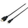 Equip High Speed HDMI Kabel Ethernet HDMI Typ A->microHDMI Typ D, 2,00 m