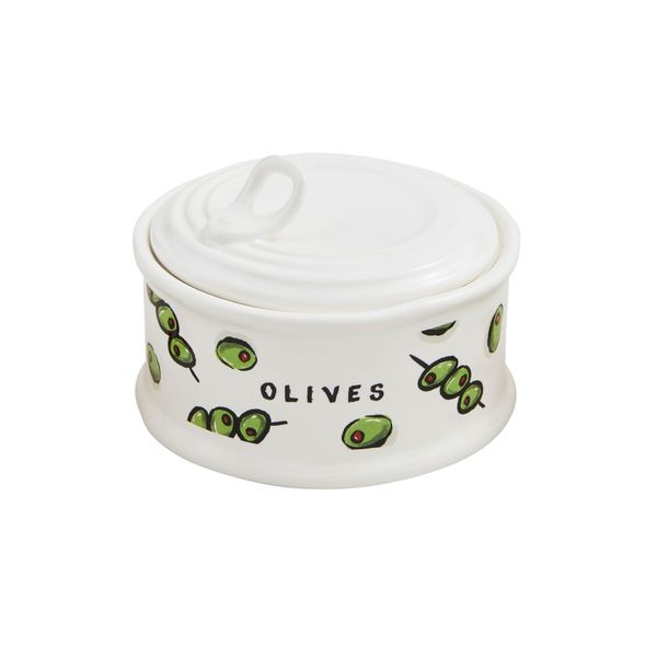 Mud Pie 3" x 4 1/4" Dia Snack Tidbit, White