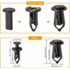 35PCS For Ford M6 Bolts & U-nut Clips Engine Under Cover Splash Shield Guard