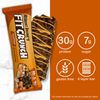 Fit Crunch Full Size Protein Bars (12 Bars, Caramel Peanut)