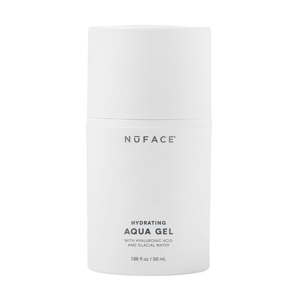 NuFACE Aqua Gel Activator - Microcurrent Conductive Gel & Activator Powered by IonPlex & Hyaluronic Acid to Enhance Results of NuFACE Microcurrent Facial Device - Improves Skin Radiance (1.69 oz)