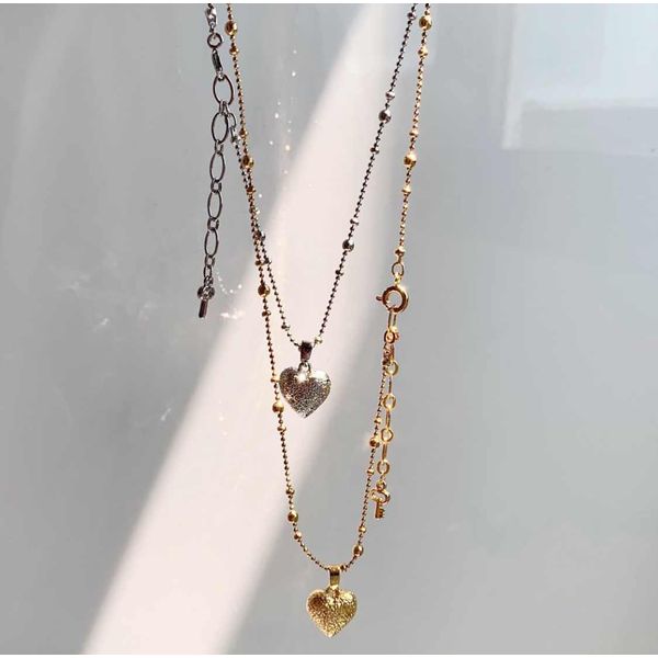 Volume Heart Pendant Necklace