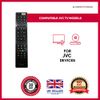 New Replacement Remote Control RM-C3178 Smart For JVC LT-24C656 HD LED TV/DVD