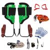 Tree Climbing Spike Set Pole Climbing Spurs Steel Adjustable Height w/2 Gears